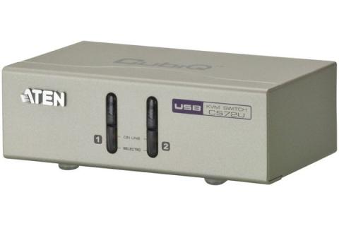 2-Port USB KVM with Audio (KVM Cables included)