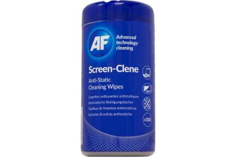 Tub of 100 screen cleaning wipes