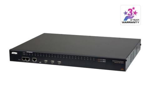 48-Port Serial Console Server with Dual Power/LAN