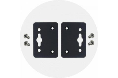 Wall Mounting Kit with 2 Plates Countersunk Screws