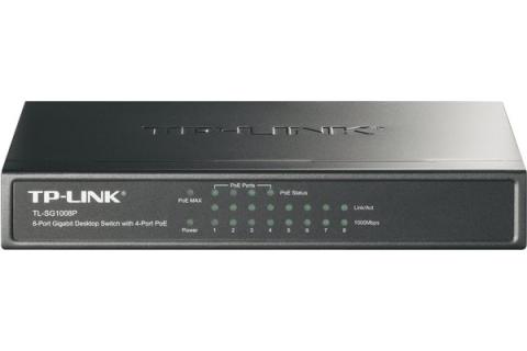 TP-LINK TL-SG1008P 8 Port Gigabit Desktop Switch-4 PoE Ports