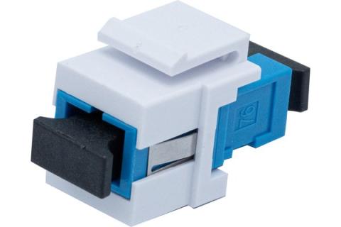 Keystone SC/SC Simplex Blue Adapter (bag of 10 pcs)
