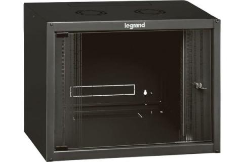 LEGRAND 19-inch fixed box delivered assembled Linkeo capacity 6U - 359x600x450mm