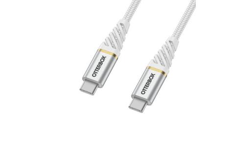 OtterBox Premium Cable USB C-C 1M USB-PD White