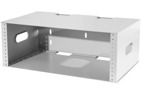 4U Wall mount cabinet 2-part 19   depth 300 mm (grey)