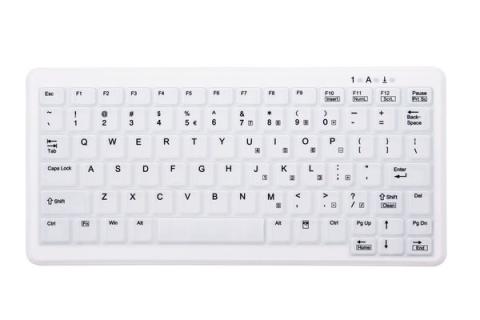 CHERRY Keyboard AK-C4110 wireless IP65 white (FR)