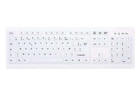 CHERRY Keyboard AK-C8100 wireless IP65 white (FR)