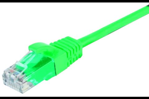 Cat5e RJ45 Patch cable U/UTP snagless green - 0,3 m