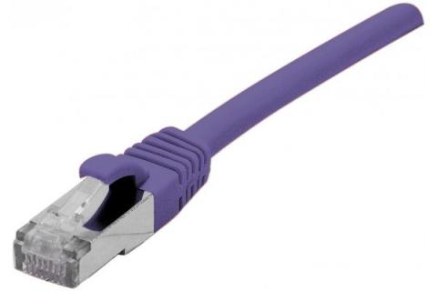 Cat6A RJ45 Patch cable F/UTP LSZH snagless purple - 7,5 m