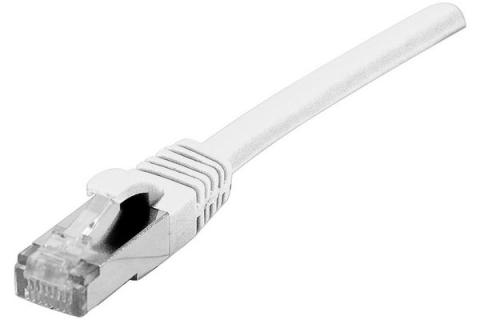 DEXLAN Cat6A RJ45 Patch cable S/FTP LSZH snagless white - 0,3 m