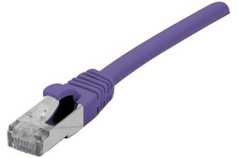 DEXLAN Cat6A RJ45 Patch cable S/FTP LSZH snagless purple - 5 m
