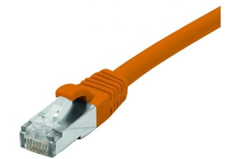 DEXLAN Cat6A RJ45 Patch cable S/FTP LSZH snagless orange - 0,5 m