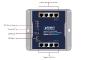 Industrial 8-Port Wall-mounted Gigabit switch W/4 PoE+
