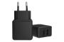 WALL USB CHARGER 2 PORT 2.4A