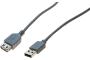 USB2.0 extension cord a male/ a female grey- 2 m