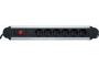 French PDU with surge protection and power switch- 6 outlets