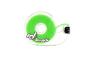 ID SCRATCH PRE-CUT CABLE TIES FLUO GREEN 2M