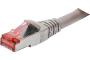 Ultra Flex Cat6A Patch cable U/FTP PVC Grey - 0.25m