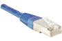 Cat6 RJ45 Patch cable F/UTP blue - 0.15 m