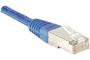 Cat5e RJ45 Patch cable F/UTP blue - 0,3 m