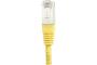 Cat6 RJ45 Patch cable F/UTP yellow - 0,15 m