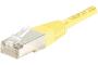 Cat5e RJ45 Patch cable F/UTP yellow - 10 m