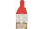 Cat6 RJ45 crossover Patch cable S/FTP red - 1 m
