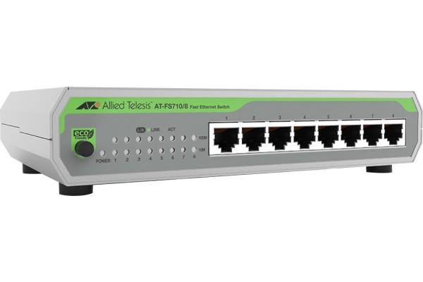 ALLIED AT-FS710/8 SWITCH 8 PORTS 10/100 METAL