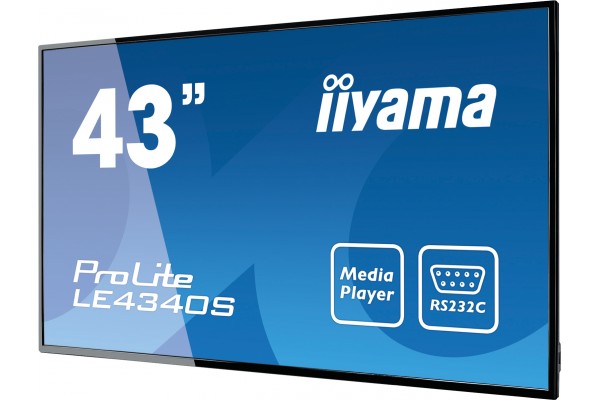 IIYAMA afficheur professionnel 43   LE4340S-B1 FHD 12/7