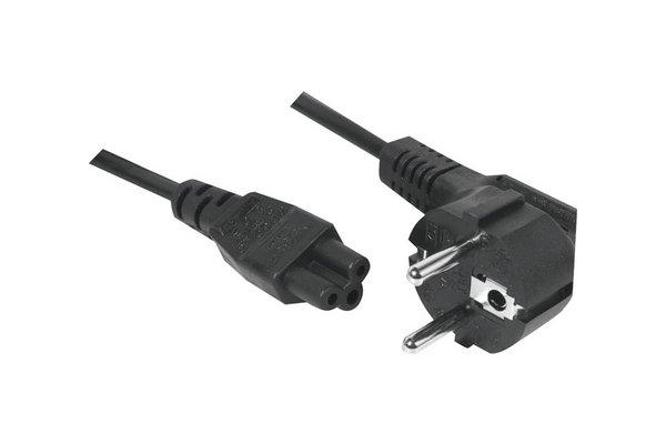 AC Power cord 3P Black- 1m