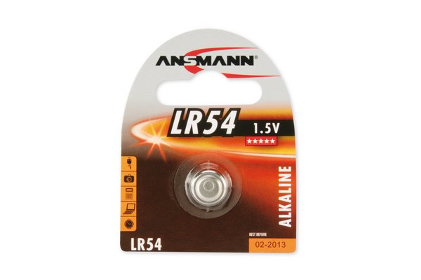 ANSMANN Piles alcalines 5015313 LR54 blister de 1