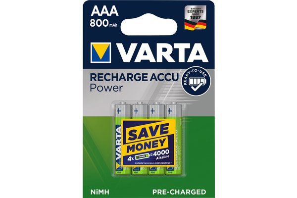 VARTA Batteries 56703101404 HR03 / AAA blister de 4