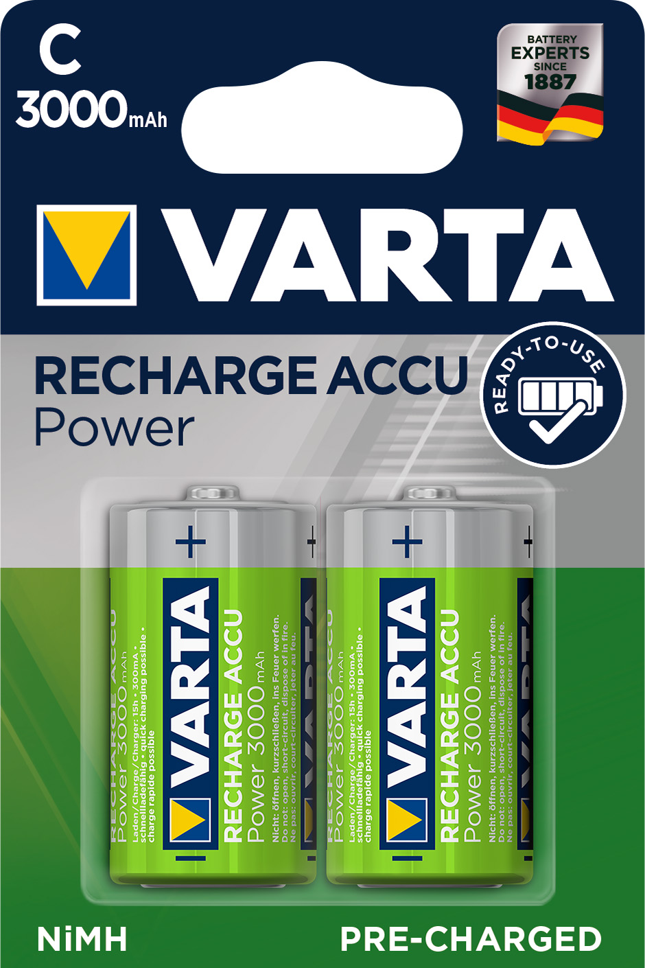 VARTA Batteries 56714101402 HR14 / C blister de 2