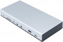 Docking Station DisplayLink USB-C HDMI & DVI Audio LAN 3p USB-A + 3p USB-C