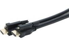HDMI High Speed cord with Ethernet and Locking System- 1m