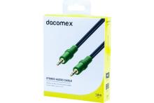 DACOMEX Stereo audio 3.5 mm jack cable - 1.8 m