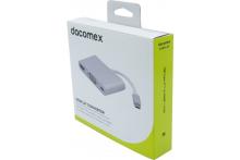 DACOMEX Convertisseur USB 3.1 Type-C vers HDMI + VGA