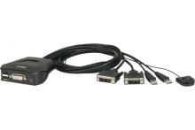 Aten CS22D KVM Switch DVI/USB with remote control