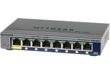 NETGEAR GS108T Switch 8 ports Gigabit manageable Niv.2
