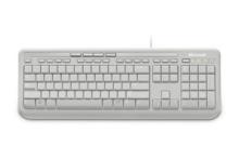 MICROSOFT Clavier filaire Wired Keyboard 600 - USB - AZERTY FR - Étanche - Blanc