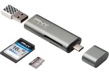 PNY Lecteur de carte mémoire USB-C