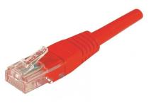 Cat6 RJ45 Patch cable U/UTP red - 0,5 m