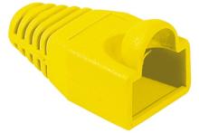 Sleeves for RJ45 Plugs 6 mm- Bag of 10 Yellow