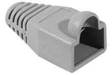 Sleeves for RJ45 Plugs 6,5 mm- Bag of 10 Grey
