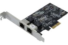 Carte PCIe Double RJ45 2.5G Multi-Gigabit + Low Profile