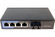 Dexlan switch 4 ports 10/100 + fibre 100FX multimode sc 2KM