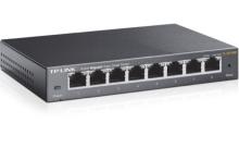 Tp-link TL-SG108E switch metal 8 ports Gigabit IGMP+Vlan+QoS
