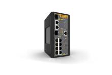 Indus. managed PoE+ switch,8 10/100/1000TX PoE+ ports and 2 100/1000X SFP combo