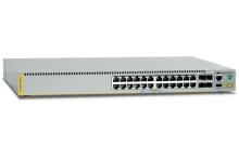Stackable Gigabit Top of Rack Datacenter Switch with 24 x 10/100/1000T, 4 x 10G