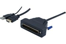 DEXLAN Adaptateur HDMI / USB pour console LCD VGA/USB 1 port - cordon 1.80m